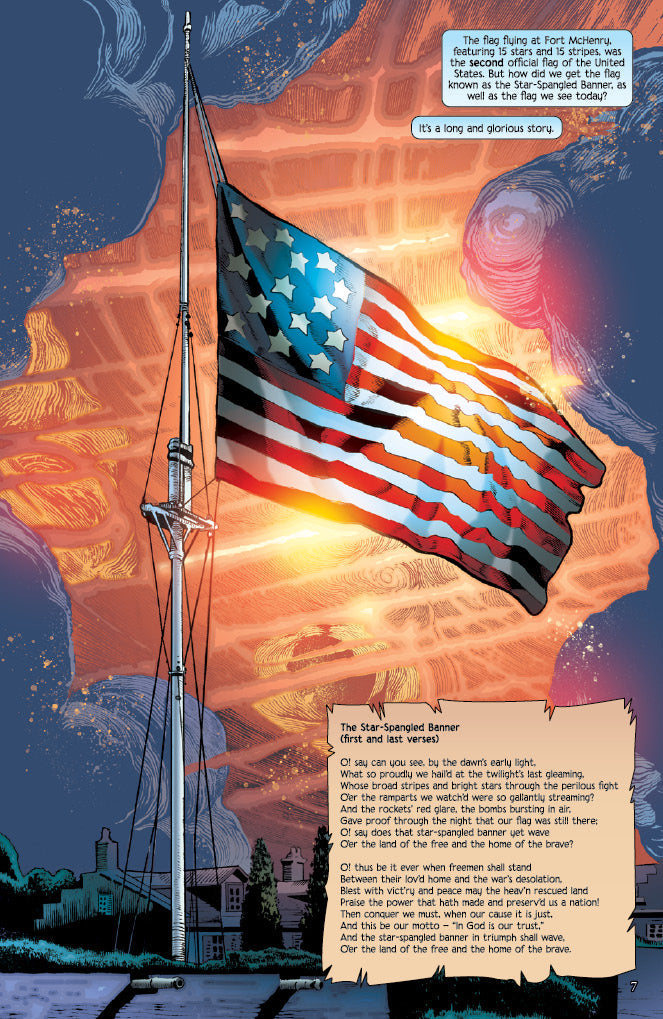Stars and Stripes - A History of the U.S. Flag - Kingstone Comics